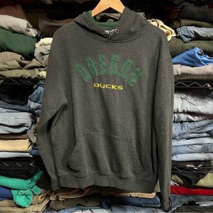 Campus Heritage University of Oregon Ducks Hoodie NCAA Large Grey